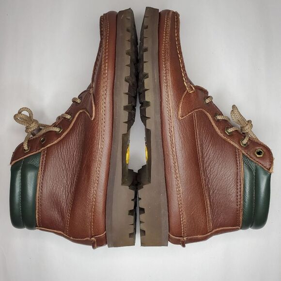 Vintage NWOT H.S Trask Buttery Soft Elk Leather Lace Up Boot Size 8 main image 2
